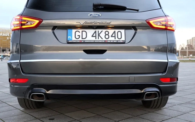 Ford S-Max cena 124230 przebieg: 168924, rok produkcji 2017 z Gdańsk małe 781